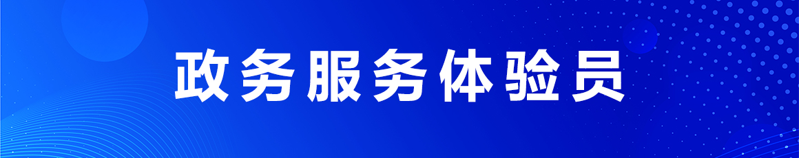 政务服务体验员